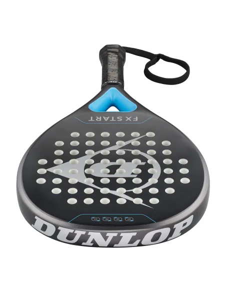 Padelschläger Dunlop Fx Start Gun Metal/Cyan/Metallic | Ofertas De Padel
